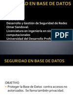 Seguridad en Base de Datos