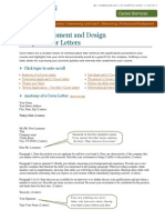 WEB Sample Cover Letters