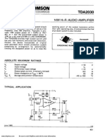 Tda2030 14 Watts