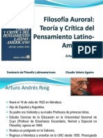 Filosofía Auroral (ROIG)