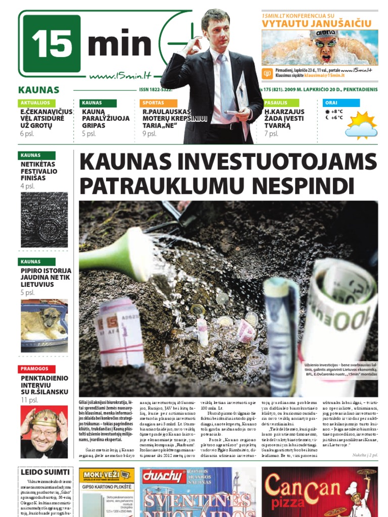 15min Kaunas 2009-11-20 | PDF
