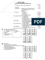 Senarai Semak SPPK Th1 2011