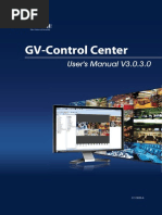 GV Control Center User Manual(CCSV3030 a en)