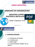 Industria Carnica Rastros Instalaciones