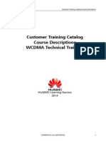2014CustomerTrainingCatalog-CourseDescriptions (WCDMA) V1 10 PDF