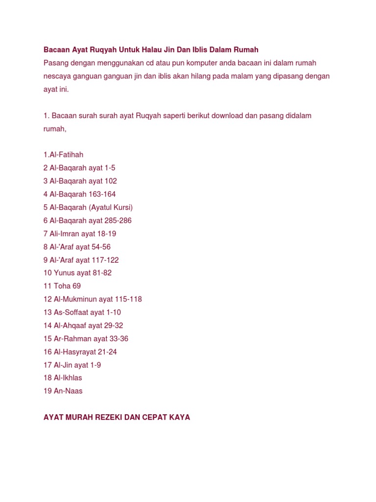 Ayat Rukyah