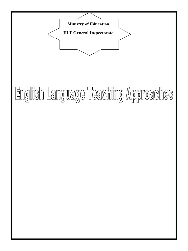 Language Teaching Methods Guide | PDF