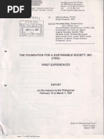 Download FSSI First Experiences by Foundation for a Sustainable Society SN23419680 doc pdf