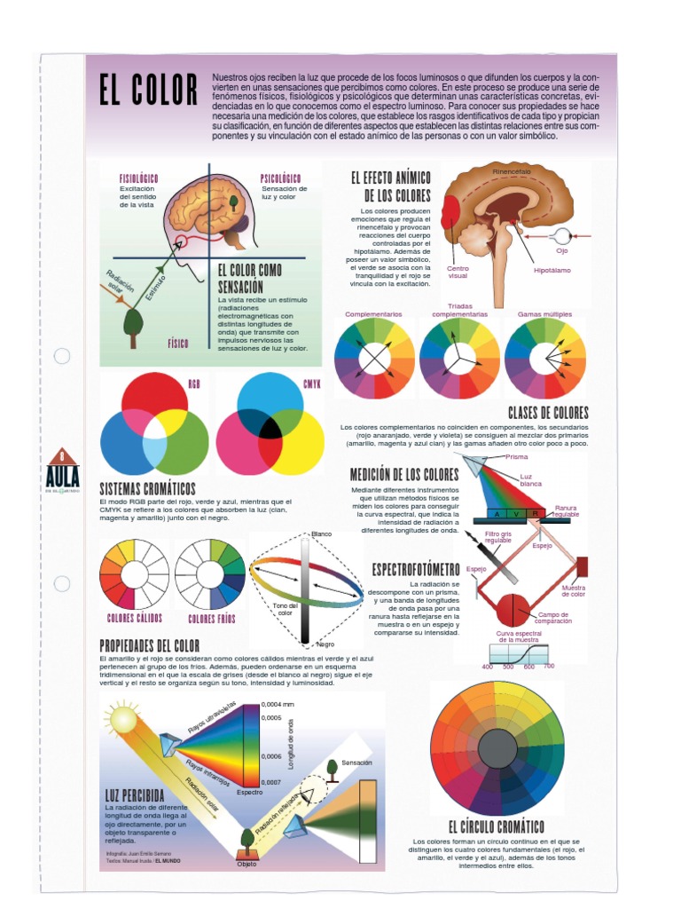 Percepción del Color y sus Efectos | PDF | Rojo | Color