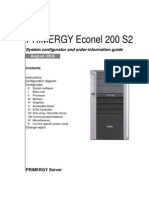 PRIMERGY Econel 200 S2: System Configurator and Order-Information Guide