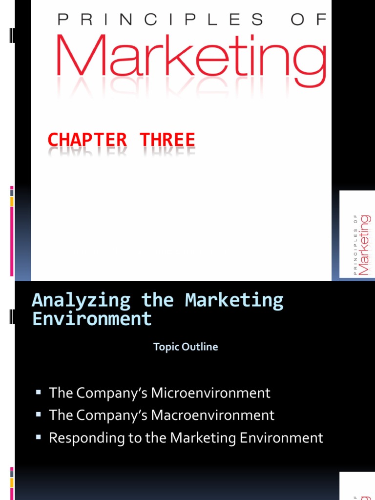Chapter Three: Analyzing The Marketing Environment | PDF