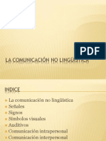 EQ. 2 La Comunicación No Lingüística