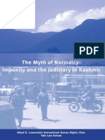 The Myth of Normalcy: Impunity and The Judiciary in Kashmir