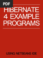 Hibernate4 Example Programs
