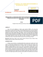 Hierarchical Intrusion Detection System in Cluster Based Wireless Sensor Network Using Multiple Mobile Base Stations