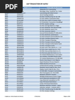 Download SAP Transaction Codes List-BSH by 1983B SN234214384 doc pdf