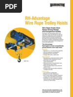 RH-Advantage Wire Rope Trolley Hoists