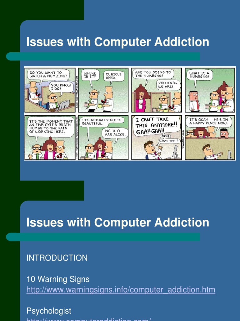 Jameson Computer Addiction | PDF | Information Age | Computing