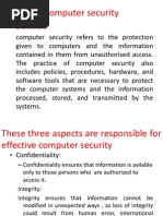 Computer Security: - Definition