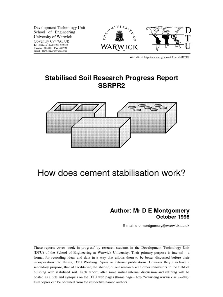 Cement Stabilisation Explained | PDF | Lime (Material) | Concrete