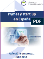 Pymes y Start Up en España (Así Está La Empresa... julio 2014) Círculo de Empresarios