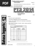 Form 2 English Mid-year 2014 Examination (PT3 Formatted 
