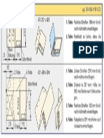 Faltung Auf DIN-Format A4: 1. Falte: Rechten Streifen (190 MM Breit) 2. Falte: Restblatt So Falten, Dass Die