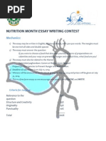 Download Nutrition Month Essay Writing Contest by EdChristianNavarroBarrientos SN234229323 doc pdf