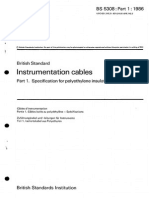 BS 5308-1-1986 Instrumentation Cables