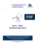 Curso Auditoria Operativa