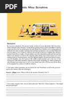 1202 Little Miss Sunshine Worksheet and Quiz