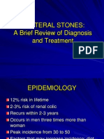 URETERAL STONES Current Review of Diagnosis and Treatment