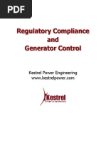 Regulatory Compliance and Generator Control