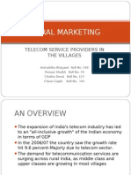 Rural Marketing: Telecom Service Providers in The Villages
