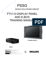 Philips Training Manual TV Plasma Display Panel Chasis FTV1 9