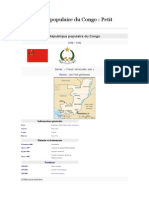 République Populaire Du Congo. Petit Histoire