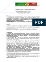 Seminario Luso-Brasileiro 2010 - RESERVA FLORESTAL LEGAL E O REGISTRO DE IMOVEIS PDF