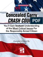 Concealed Weapon Crash Unknown