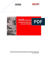 GUIA Metodológica para Elaborar Perfiles de Puestos