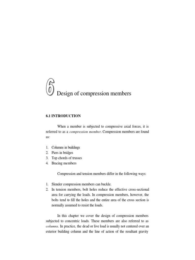 Local Compression Member Design | PDF | Buckling | Truss
