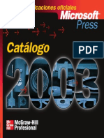 Catalogo Microsoft 2003