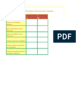 lista de cotejo para autoevaluar desempeo