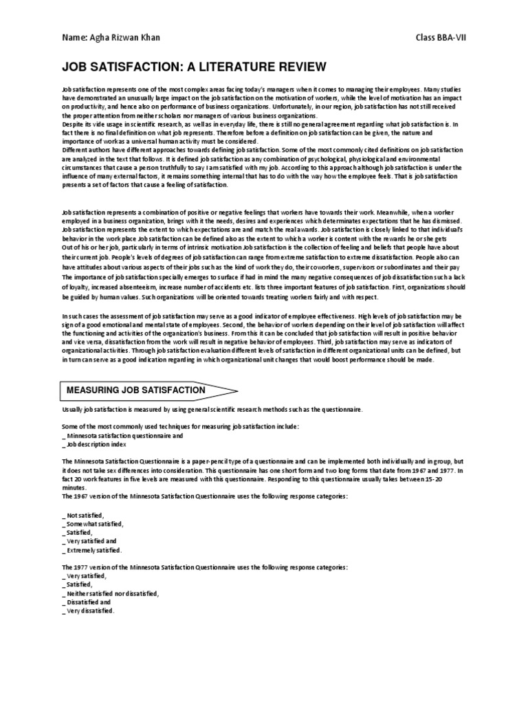 Thesis on job satisfaction of college teachers picture