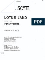 Scott - LotusLand Op.47No.1 Piano