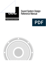 JBL Sound System Design Reference Manual 1