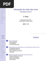Alterações Da Visão Das Cores Percepção Visual II