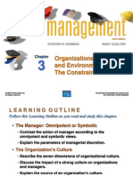 Organizational Culture and Environment Theconstraints Managementbyrobbinscoulter9e 130131131212 Phpapp02