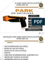 Instrução para habilitação de pistola elétrica SPARK DSK 700