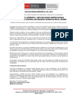 MINISTRO DEL INTERIOR Y JEFA DE SUNAT INSPECCIONAN ESCÁNERES DE CONTROL DE INSUMOS QUÍMICOS EN EL VRAEM