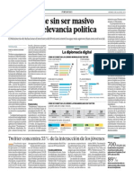 Twitter Sigue Sin Ser Masivo Pero Gana Relevancia Política_El Comercio 4-07-2014